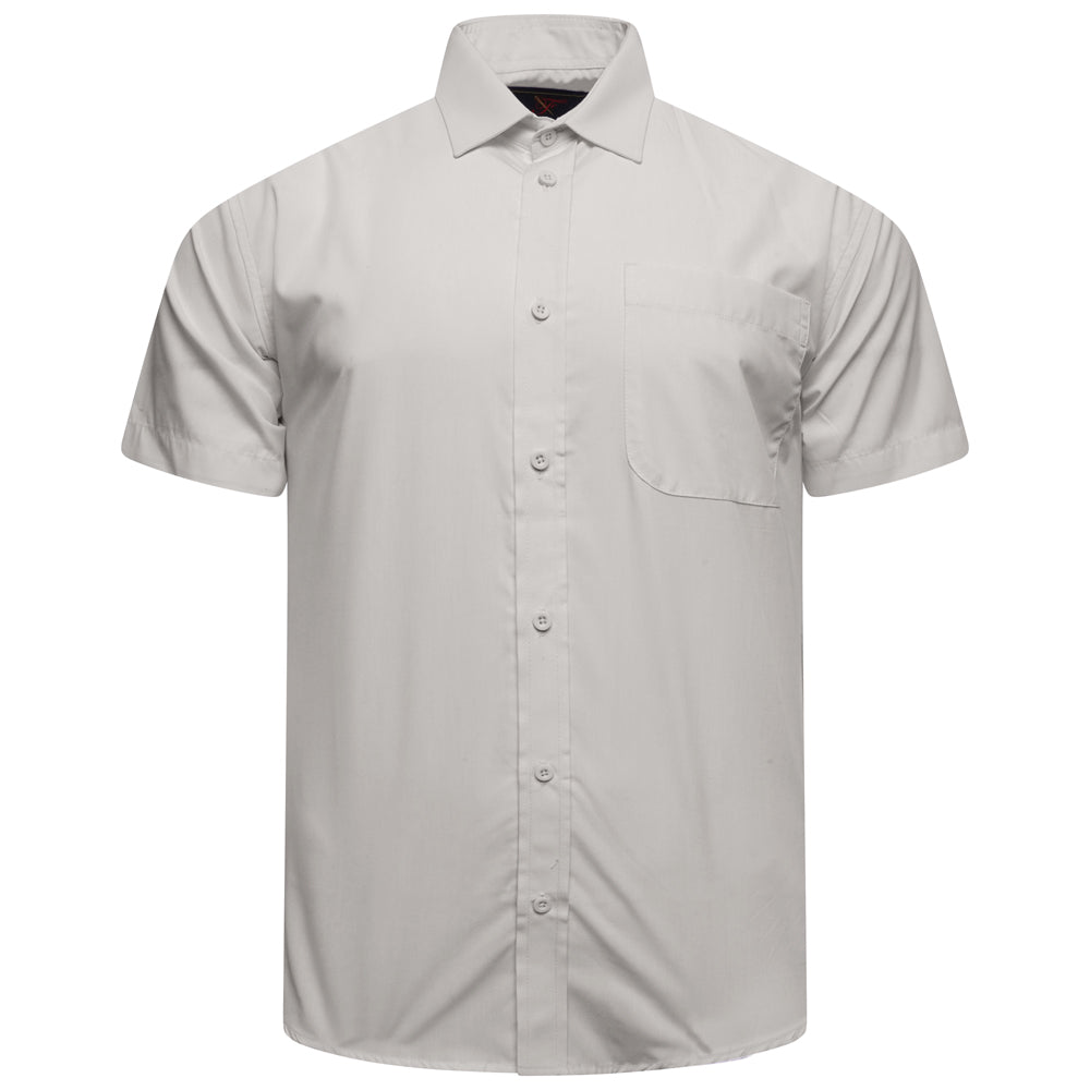 Plain Cotton Short Sleeve Shirt