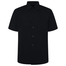 Plain Textured Short Sleeve Shirt