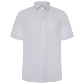 Plain Textured Short Sleeve Shirt