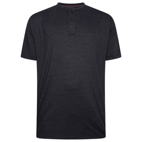 Jacquard Jersey Knit Henley T-Shirt