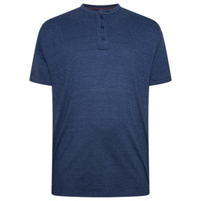 Jacquard Jersey Knit Henley T-Shirt