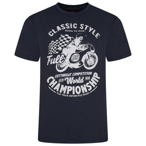 Born To Ride Print T-Shirt - Regular Sizes