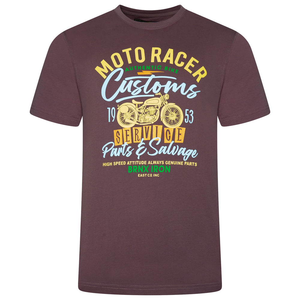 Moto Racer Print T-Shirt