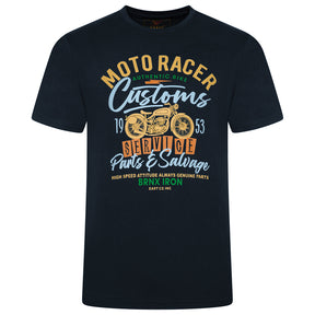 Moto Racer Print T-Shirt