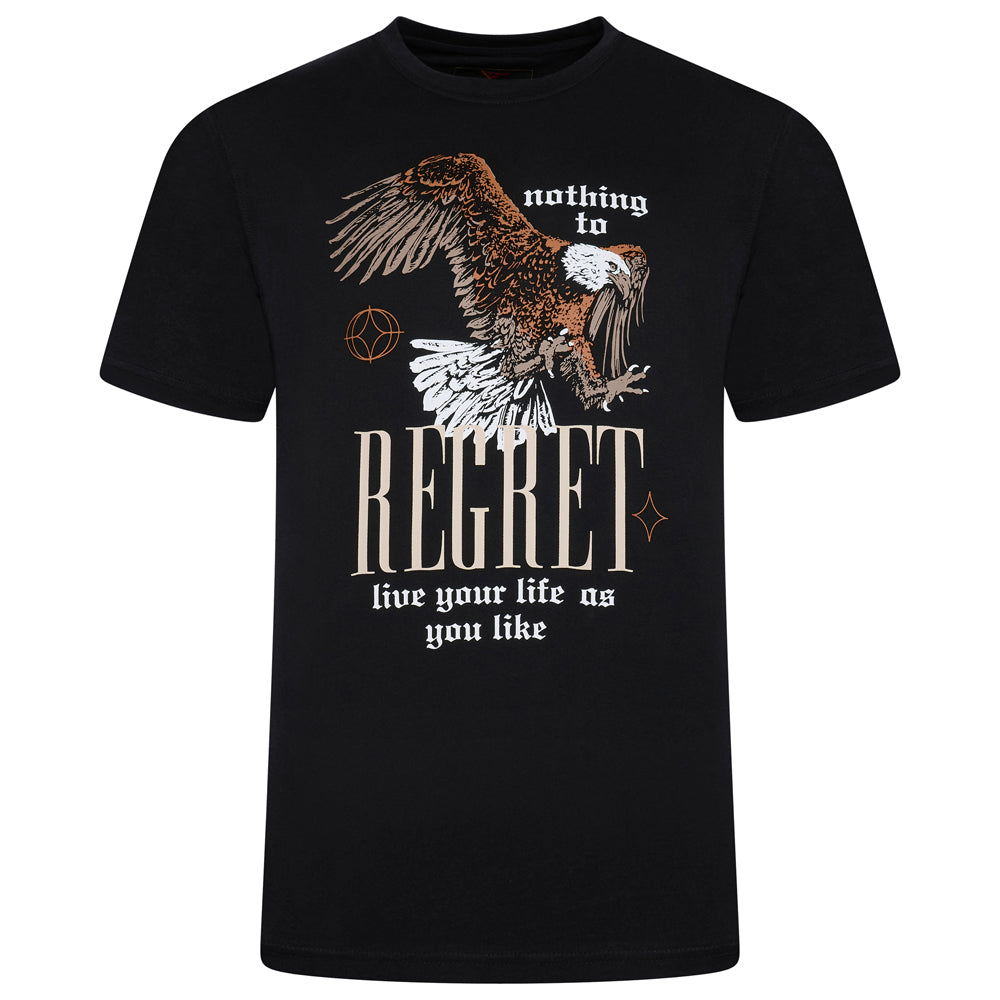 'Nothing To Regret' Print T-Shirt