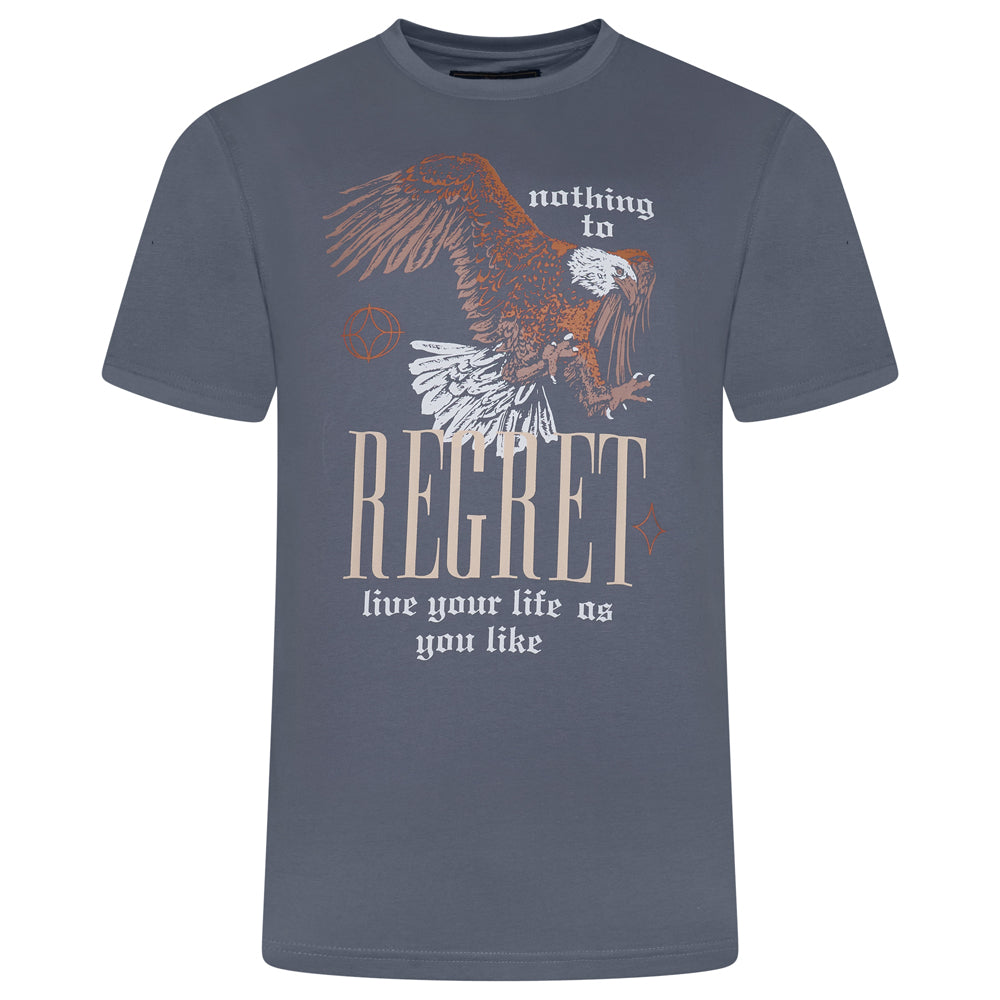 'Nothing To Regret' Print T-Shirt