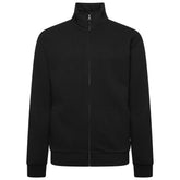 Full Zip Textured Jersey Sweat Top