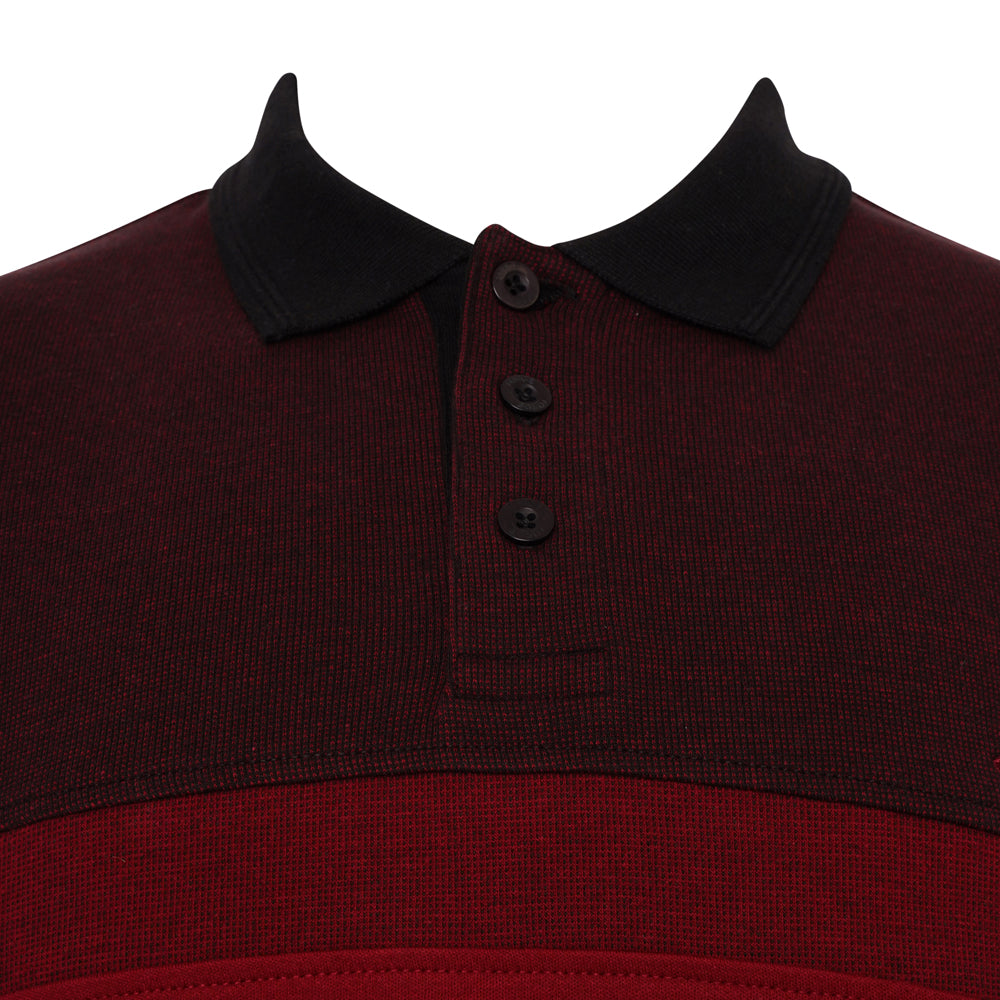Colour Block Panel Polo Shirt