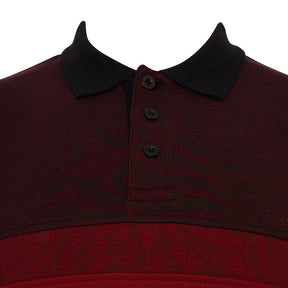 Colour Block Panel Polo Shirt