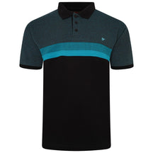 Colour Block Panel Polo Shirt
