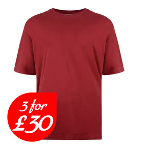 Casual Plain Crew Neck T-Shirt
