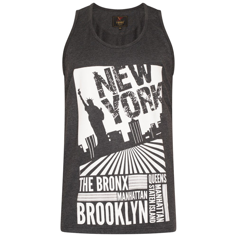 New York Brooklyn Print Vest
