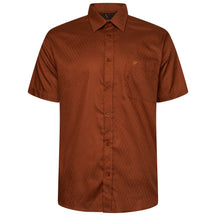 Self Patterned Short Sleeve Shirt