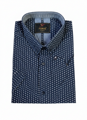 Ditsy Print Short Sleeve Shirt