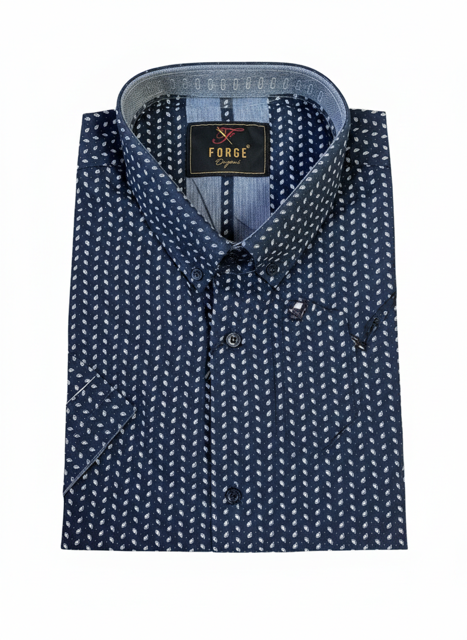 Ditsy Print Short Sleeve Shirt