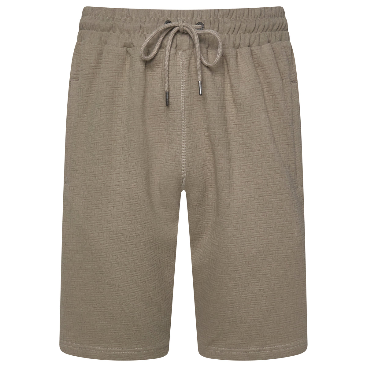 Jacquard Textured Jersey Shorts