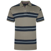 Multi Stripe Rugby Polo Shirt