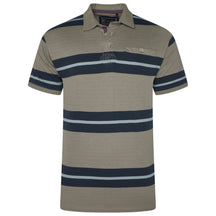 Multi Stripe Rugby Polo Shirt