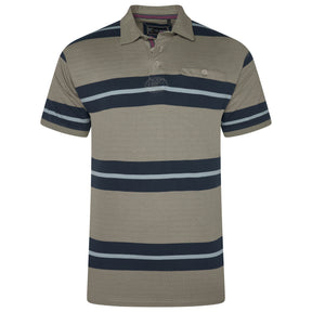 Multi Stripe Rugby Polo Shirt