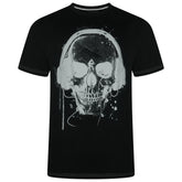 Skull Headphones Printed T-Shirt