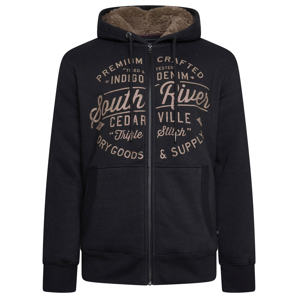 South River Sherpa Lined Full Zip Hoodie
