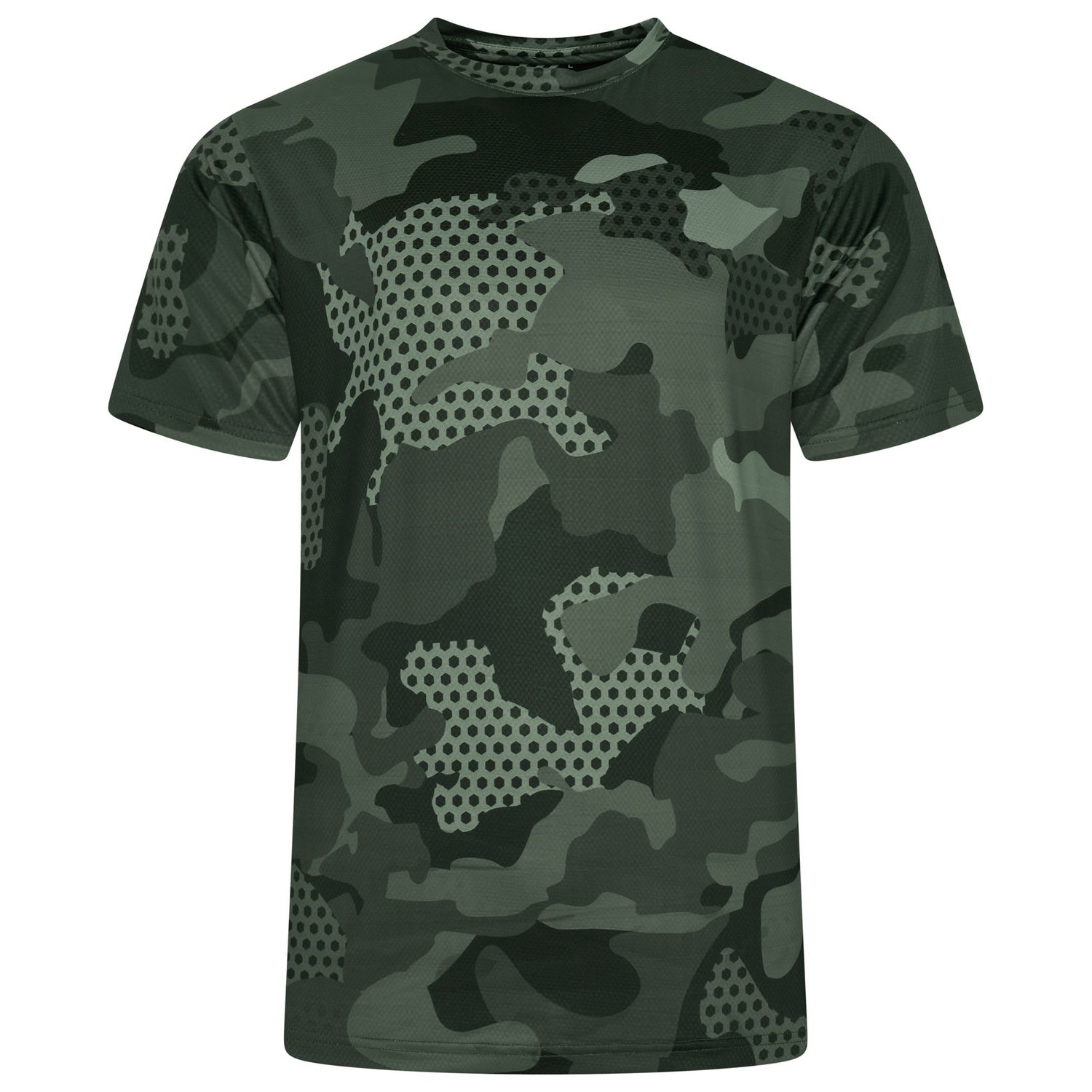 Active Camo Print T-Shirt