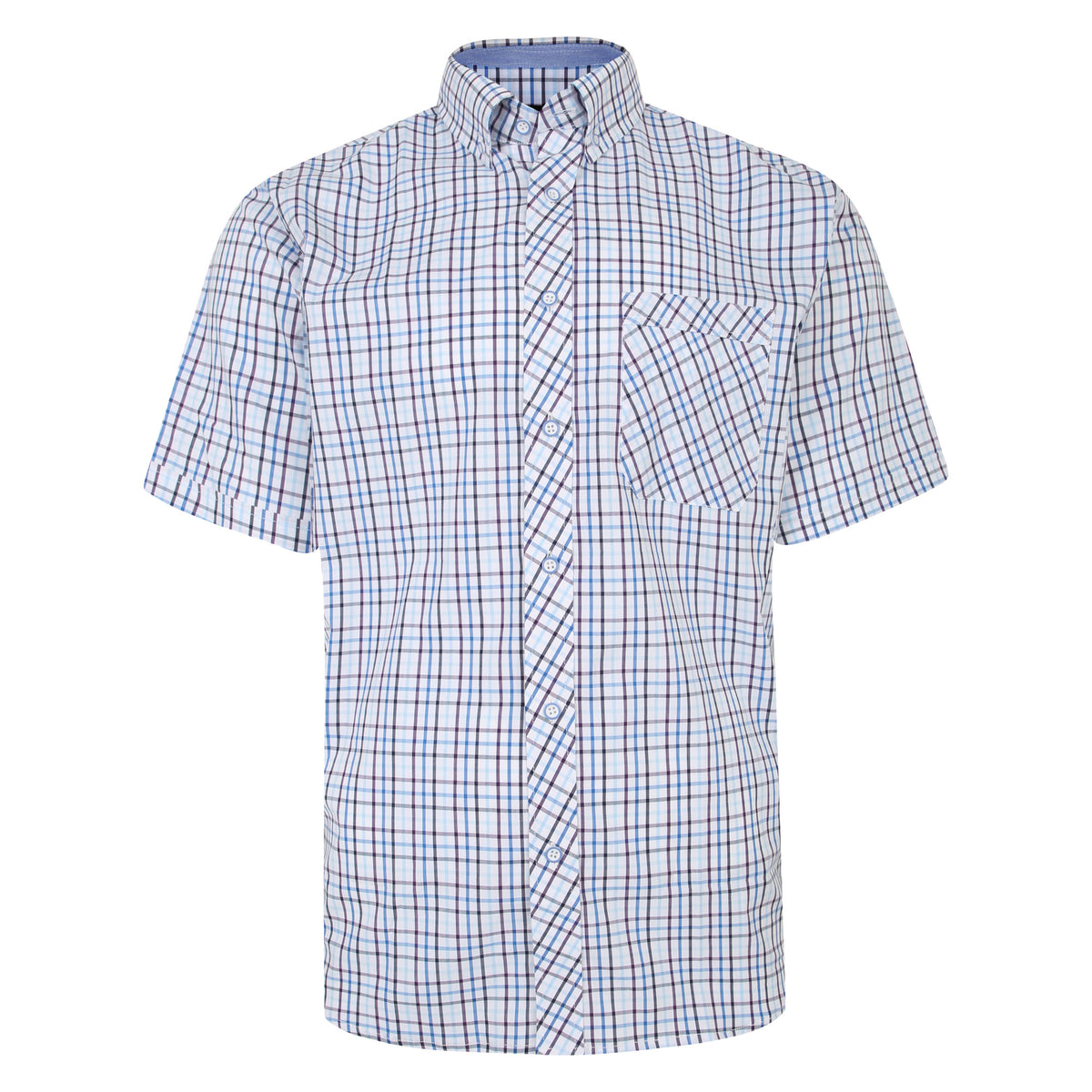 Premium Stretch Window Check Shirt