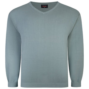Plain V Neck Jumper