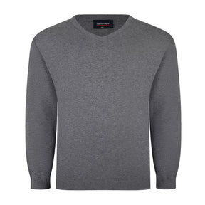 Plain V Neck Jumper