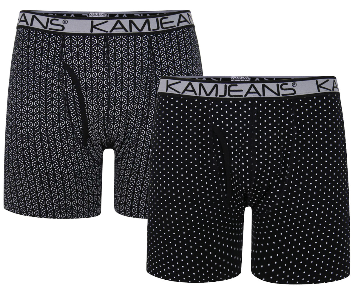 Twin Pack Printed Boxers