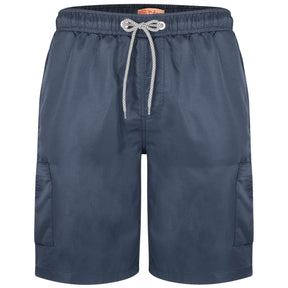 Plain Cargo Swim Shorts