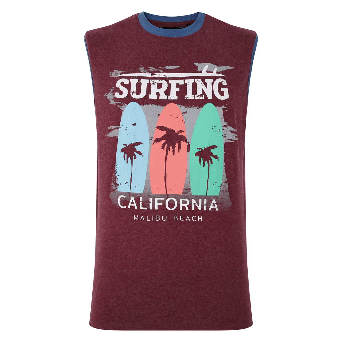 Surfing California Sleeveless T-Shirt