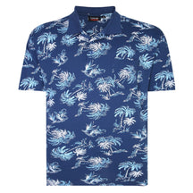 Palm Print Polo Shirt