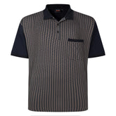 Geometric Print Polo Shirt