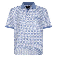 Geometric Print Polo Shirt