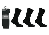 3 Pack Cotton Blend Plain Socks