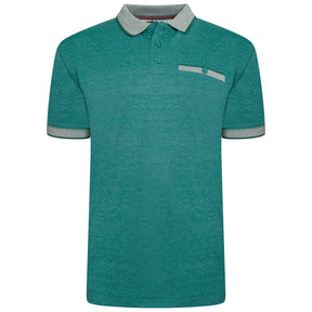 Pique Jacquard Polo Shirt