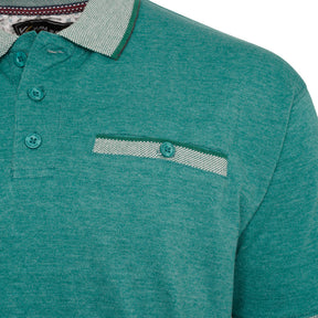 Pique Jacquard Polo Shirt