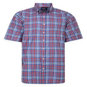 Contrast Check Short Sleeve Shirt