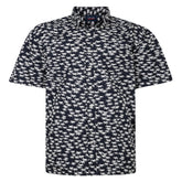 Palm Print Short Sleeve Shirt