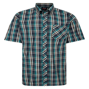 Contrast Check Short Sleeve Shirt