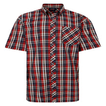 Contrast Check Short Sleeve Shirt