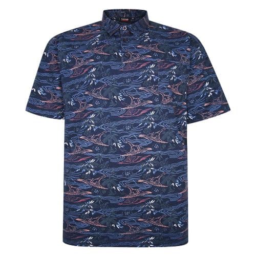 All Over Print Jersey Polo Shirt