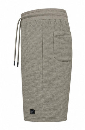 Jacquard Textured Jersey Shorts