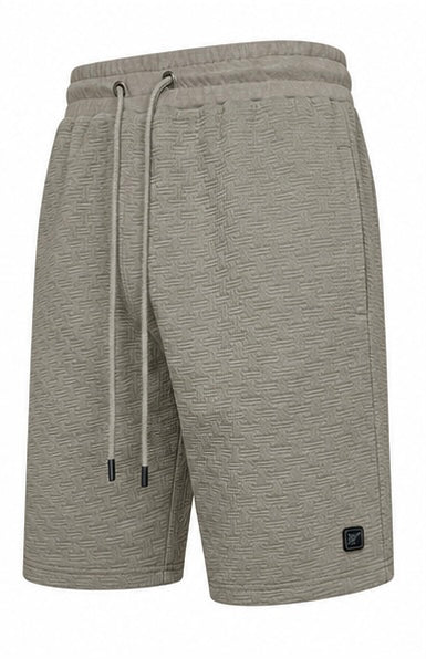 Jacquard Textured Jersey Shorts