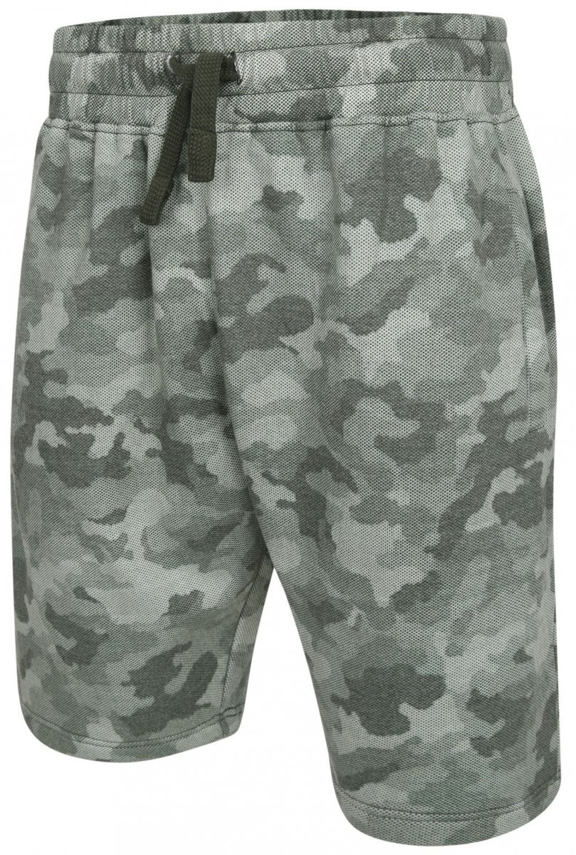 Tall Fit Camo Print Jersey Shorts