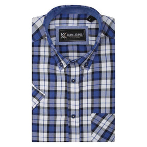 Short Sleeve Large Check Shirt