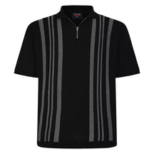 Stripe Knitted Polo Shirt