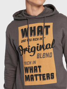 'What Are You Rich In' Overhead Hoody