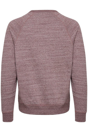 Casual Flecked Sweatshirt
